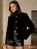 Ropa de Mujer al por Mayor Transfronteriza 2026 Primavera Nuevo Estilo Cuello Redondo Manga Larga Texturizada Corta Chaqueta Estilo Chanel con un Aspecto Elegante y Gracioso