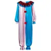 Macacão Cosplay de Palhaço do Terror Halloween Pennywise Adulto Palhaço Maligno Fantasia para Festa Maquiagem Performance