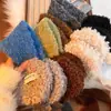 Orejeras de Invierno Gruesas, Cálidas y a Prueba de Frío con Cordones, Estilo Coreano, Bloques de Color, Bolsas para Orejas, Protección para Orejas en Ciclismo al Aire Libre, Orejeras a Prueba de Viento