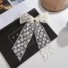 Horquilla de Lazo de Cinta de Encaje Transfronteriza Vintage Floral Moda Francesa Horquilla para la Parte Trasera de la Cabeza Pasador de Pato Accesorios para el Cabello Mujer