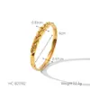 Pulsera de Espiga de Trigo de Acero Inoxidable Europea y Americana, Pulsera de Lujo Ligero de Gama Alta para Mujer, Joyería de Acero de Titanio que No se Desvanece, Pulsera de Temperamento Transfronteriza
