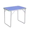 Mesa e Cadeira Dobráveis de Liga de Alumínio para Barracas de Rua, Mesa Dobrável Simples para Exterior, Mesa de Jantar Dobrável Portátil para Camping
