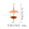 Alimentador de Pássaros em Forma de Guarda-chuva Popular 2025 Artesanato de Guarda-chuva Decorativo para Jardim e Pátio