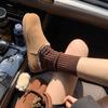 Otoño e Invierno 2024 Ropa Exterior Zapatos de Algodón Birkenstock Feos Slip-On Pantuflas Medias Pantuflas Peludas Baotou Flats para Mujer Zapatos Mule Forrados de Vellón