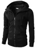 Nuevo Suéter Jacquard Deportivo de Fitness Casual Cardigan de Felpa Chaqueta con Capucha para Hombre