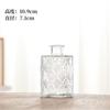 Vaso pequeno decorativo francês retrô em relevo, vaso de aromaterapia para sala de estar, estilo ins, vaso de vidro transparente, alta qualidade