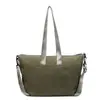Bolsa Grande Casual para Mulheres 2025 Nova Versátil Bolsa de Ombro Grande Capacidade Tote para o Dia a Dia Bolsa Transversal Bolsa Leve de Lona