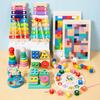 Juguetes Educativos de Educación Temprana de Madera Transfronterizos para Niños Bebé Instrumento de Percusión Manual de Ocho Notas Niña Regalo Pequeño para Guardería Venta al por Mayor
