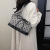 Bolso de Moda Trendy para la Axila para Mujer 2026 Nuevo Bolso Tote Rayado Versátil de Gran Capacidad Bolso de Hombro Versátil para Viajes