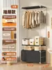 Prateleira de Guarda-Roupa Aberta Estilo Japonês Quarto Casa Metal Guarda-Roupa Quarto de Aluguel Montagem Simples Guarda-Roupa de Ferro