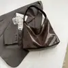 Bolsa de Axila Feminina Transfronteiriça 2026 Nova Moda Bolsa de Mão Bolsa de PU com Padrão Rachado Bolsa de Ombro Grande Capacidade Tendência