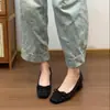 Sapatos de Salto Grosso Estilo Francês para Mulheres, Confortáveis e Estilosos, Novo Modelo 2025 Sapatos de Salto Alto Mary Jane Baixos Retrô para Combinar com Vestidos