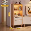 Estantería para uso doméstico, mueble estrecho, mueble auxiliar, estantería, vitrina, estante de almacenamiento de pie, mueble de almacenamiento integrado, mueble de almacenamiento de pared para sala de estar