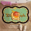 Tapete de Chão de Banheiro de Lama Diatomácea Estrela Fofa Desenho Animado Doméstico Antiderrapante Resistente à Sujeira Remoção de Poeira Almofada de Pé Tapete de Banheiro para Banheiro