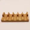 Suporte de Madeira para Sushi Suporte para Tacos Rolos Ouriço do Mar Utensílios Criativos para Montagem Prato de Comida Ocidental Estilo Francês Bandeja de Sushi