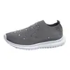 Comercio Exterior Transfronterizo Talla Grande Primavera y Otoño Nueva Moda Casual Strass Mosca Tejida Estilo Deportivo para Mujer Zapatos Casuales para Mujer en Stock