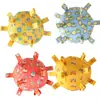 Brinquedo de Bola Squeaky de Pelúcia para Cachorro, Bola com Sino Interativa Resistente a Mordidas para Cães
