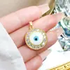 [Cobre e Ouro Real] Moda Popular Versátil Exportação Transfronteiriça DIY Joias Artesanais Cobre Zircônio Microincrustado Acessórios de Pingente