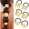 Presilhas de Cabelo Estilo Europeu e Americano, Argolas de Cabelo Minimalistas e Cool de Liga, Elásticos de Cabelo para Mulheres, Novos Acessórios de Cabelo de Alta Qualidade, Faixas de Cabelo em Estoque