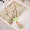Nuevos accesorios de falda con cara de caballo y corona de loto de estilo chino, borlas largas en la espalda, joyería antigua Hanfu, nuevo collar de estilo nacional de estilo chino