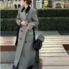 2025 Popular Quente e Espessado Acolchoado Novo Conjunto Outwear de Lã Outwear Profissional de Lã Feminino Inverno Comprimento Médio