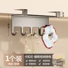 Vários Gadgets para Banheiro: Ganchos sem Furo para Pendurar sob Gabinetes de Espelho de Banheiro, Suporte Multifuncional para Armazenamento de Acessórios de Cabelo