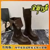 Estilo Francés Elegante Ligero Romántico Casual Temperamento Suave Botas Francesas 2024 Zapatos de Mujer de Venta Caliente Tendencia de Moda