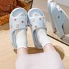 Sandalias de Mujer de Suela Gruesa con Estampado de Dibujos Animados Ruiliya para Casa Interior Antideslizantes Verano Nuevas Pantuflas al Por Mayor