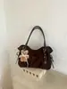 Bolso de hombro estilo retro transfronterizo, corte relajado para mujer, nuevo bolso tote casual de gran capacidad, bolso simple de axila, moderno