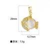 Xi Yin Transfronterizo Europa y América ins Moda Personalidad Hip Hop Colgante Perforado Cobre Microincrustado Circonita Colgante de Cobre de 26 Letras