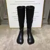 Botas Largas para Mujer 2026 Estilo Nuevo Botas para Mujer Invierno Punta Cuadrada Cremallera Lateral Botas Altas Tacón Grueso para Mujer Botas Ajustadas Botas de Moda Mujer