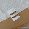 Pasador para el cabello para niña, casual y dulce, de tela color café claro, mini moño, par de pinzas pequeñas, pinza lateral, pinza para fleco