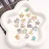 Pingente Ornamento de Metal Liga Estrela de Cinco Pontas Lua Pingente Artesanal DIY Acessórios de Ornamento Acessórios para Pulseira Colar