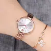 Reloj GEDI para mujer con banda de acero y esfera grande, moderno, impermeable, simple, para estudiante, directo de fábrica
