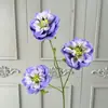 Flores artificiales de lichi y peonía al por mayor para decoraciones de pasillo de bodas, flores falsas para arreglos de suelo, arreglos florales de bienvenida, escaparates de centros comerciales y paisajismo floral artístico