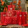 2023 Boda Doble Felicidad Diez Mil Yuan Cambio de Boca Boda Sobre Rojo Personalizado Creativo Arte de Tela Regalo de Dinero Gran Sobre Rojo Tridimensional