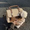 Bolsa de Mão Retrô de Nicho Transfronteiriça Bolsa Cambridge Bolsa Feminina 2026 Nova Moda Elegante Bolsa de Ombro Crossbody Pequena Quadrada