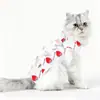 Ropa de Esterilización para Gatos Ropa de Destete para Gatas Ropa Postoperatoria Antilamido para Mascotas Correa para Gatas Ropa Quirúrgica para Gatos