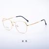 Gafas de miopía con montura de titanio para cejas, antiluz azul, planas y sencillas, se pueden equipar con potencia al por mayor 3005