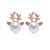 Pendientes nuevos Long Rui para mujer, de cobre plateado, de moda, ligeros, de lujo, de alta gama, con gradiente de hojas, fabricantes de pendientes para cabello liso.