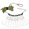 Alicate para Peixe Vivo para Peixes Grandes, Alicate para Peixe Gigante, Trava para Peixe Carpa e Carpa Cabeçuda, Corda de Pesca, Pesca com Isca para Carpa Negra, Corda para Amarrar Peixe, Trava de Peixe Paracord de Aço Inoxidável