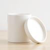 Maceta Pequeña Nórdica Simple, Cerámica para Suculentas con Plato, Recipiente Blanco para Flores de Jardinería de Escritorio, Estilo Transpirable de Mesa
