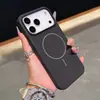 Adecuado para funda de teléfono móvil Apple 17Promax, Succión magnética fina de silicona líquida, Funda protectora 15 de color puro para iPhone16 Anti-caídas