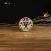Novo Daikokuten Deus da Riqueza Olho Água Fogo Harmonia Pixiu Adesivo de Cozinha Material Metálico Atraindo Riqueza e Tesouros Adesivo Decorativo Exquisito