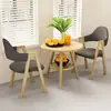 Mesa de chá e cadeiras para varanda, mesa e cadeiras simples para sala de jantar em casa, mesa redonda pequena de camada dupla, conjunto de mesa e cadeiras de lazer para loja de milk tea, mesa e cadeiras para reunião