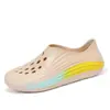 Nuevos Zuecos de Verano para Hombre, de Suela Gruesa, Antideslizantes, Transpirables, Sandalias Totalmente Cubiertas para Uso en Exteriores, Zapatos de Playa, Talla Grande