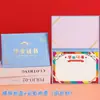 Funda de Certificado de Graduación de Jardín de Infancia Versión Horizontal para Fotos Grupales de 8 pulgadas Álbum de Recuerdos Rosa y Azul Certificado de Finalización Zxwh
