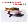 Pez Multi-Sección 7 Secciones 10cm Señuelo Plástico Señuelo Duro 15.5g Señuelo Cebo Biónico Señuelo Falso Señuelo para Peces Venta al por Mayor Hs001