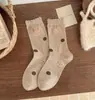 Calcetines Nuevos Otoño Invierno 2026 Estilo Coreano Oso Meilade Algodón Estilo Japonés Calcetines Largos Calcetines Acolchados para Mujer Venta al por Mayor