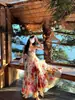 Roupas de viagem para Maldivas e Tailândia, vestido de praia para férias à beira-mar em Sanya, vestido de alcinha com estampa floral de verão para mulheres